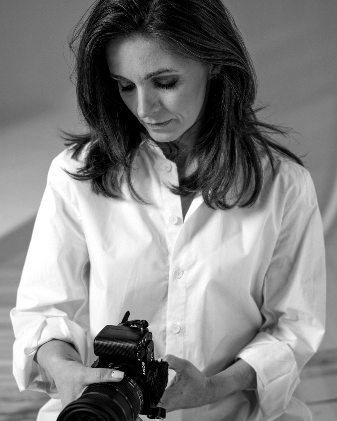 Beata Guzińska z kamerą Sony